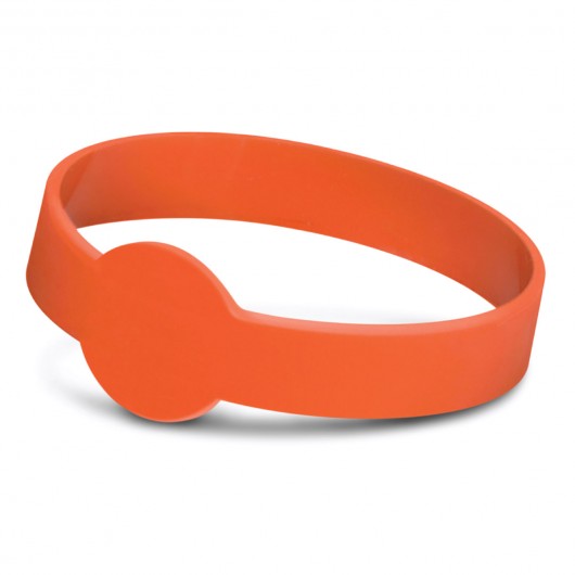 Maxi Silicone Bands - Embossed orange